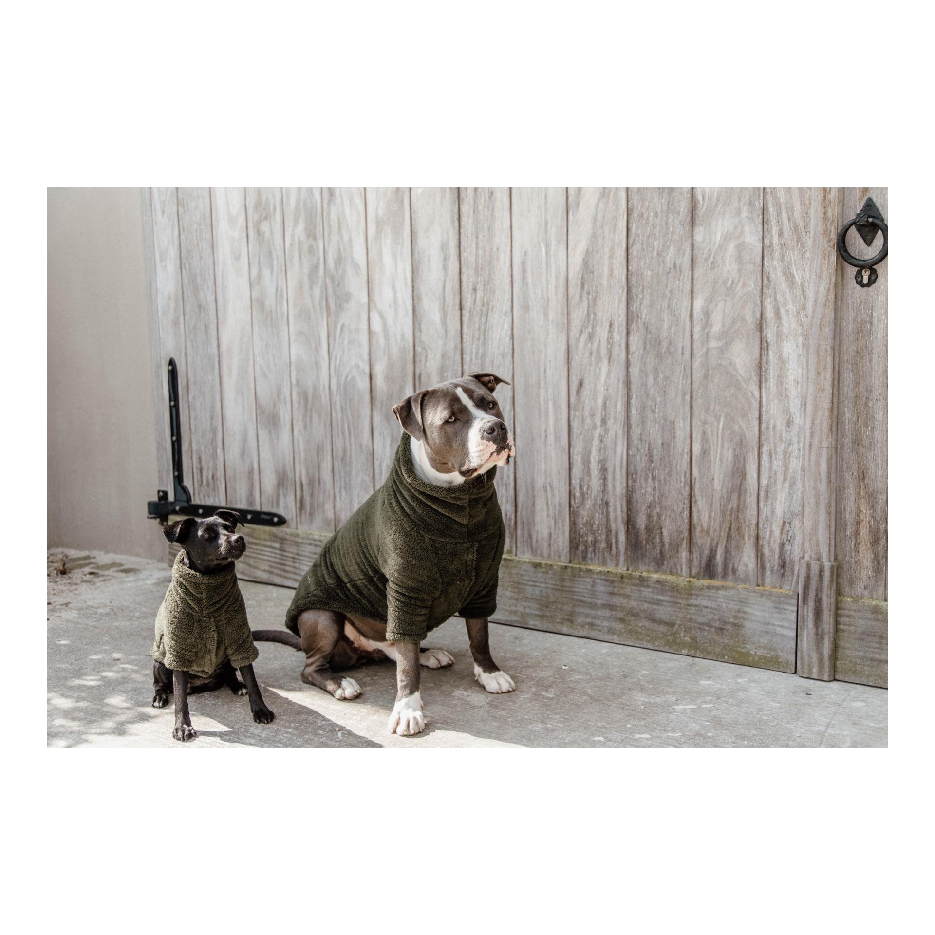 Fleece Pine Green Hundepullover - Kentucky Dogwear Teddy
